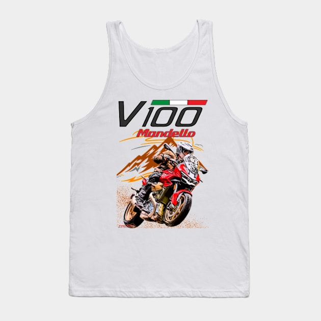 Mandello Guzzi Tank Top by EvolutionMotoarte